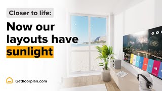 The Getfloorplan Layouts Are More Realistic Now. Weve Added Sunlight