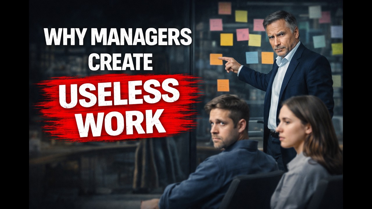 Why Managers Create Useless Work - YouTube