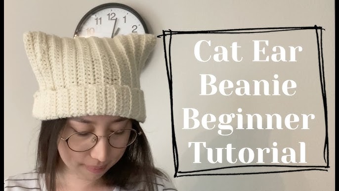Cat Beanie with stars ⭐️  Diy crochet projects, Crochet designs