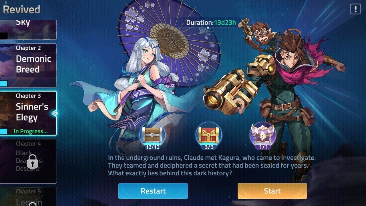 Sinner's Elegy (Legends Revived Chapter) Mobile Legends: Adventure Walkthrough