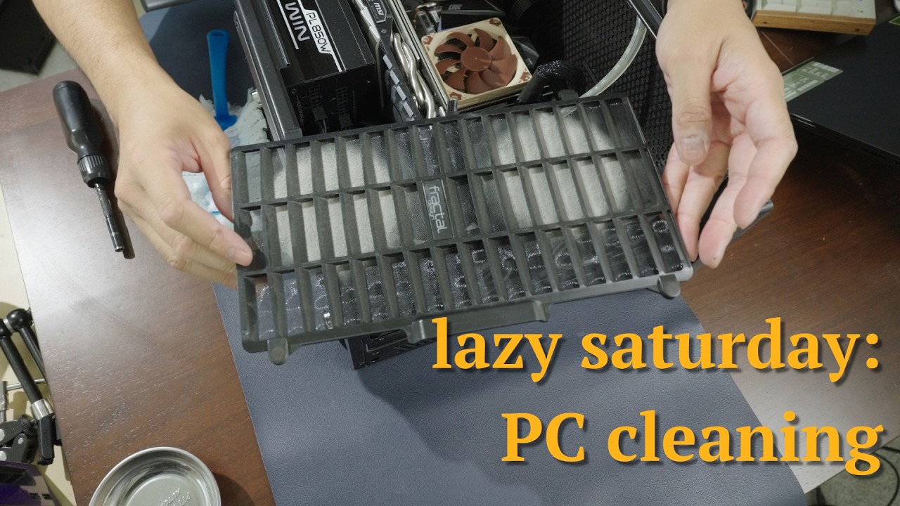 a bit of PC spring cleaning | lazy saturday - YouTube