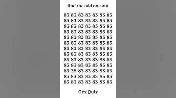 Find the Odd One Out! | Brain Teaser Challenge #Shorts