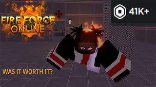 I SPENT 40,000 ROBUX ON FIRE FORCE ONLINE REROLLS.... (CRAZY RESULTS)