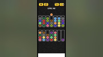 Ball sort puzzle level 145