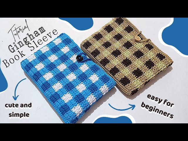 I definitely needed a crochet book sleeve in my life! #crochet #easycr, Crochet  Book Sleeve