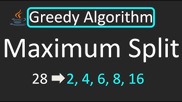 LeetCode - 2178. Maximum Split of Positive Even Integers | Greedy Algorithm | Java