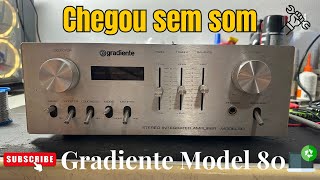 Arrived without sound! Gradiente Model 80 Amplifier