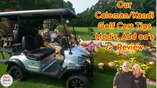 Coleman-Kandi Lowe s Golf Cart Upgrades Modifications Tips Review
