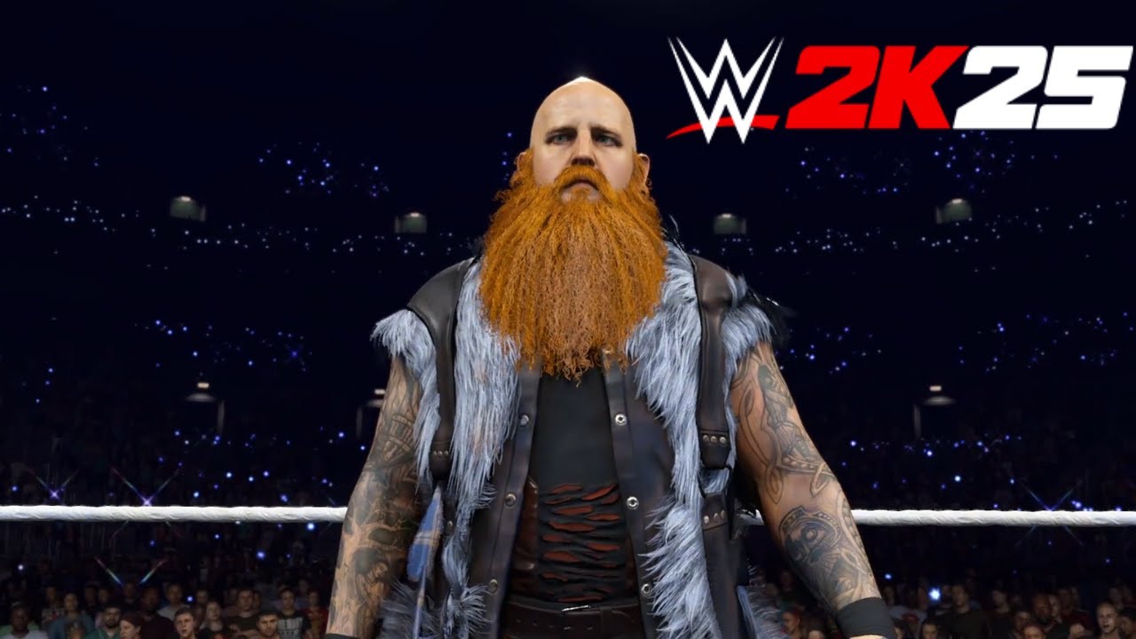 WWE 2K25 - Erick Rowan (Entrance, Signature, Finisher, Victory) [3rd Person Camera Included]