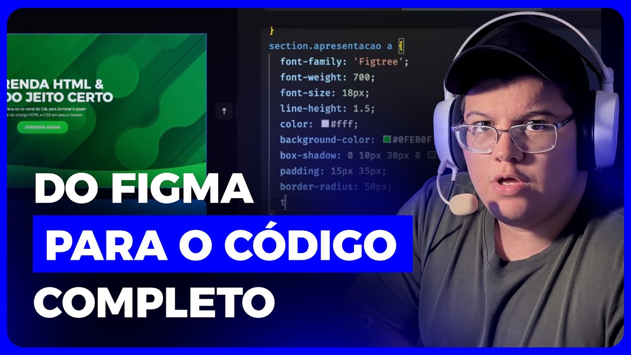 Criando um Site no Figma e Convertendo Para HTML e CSS - YouTube