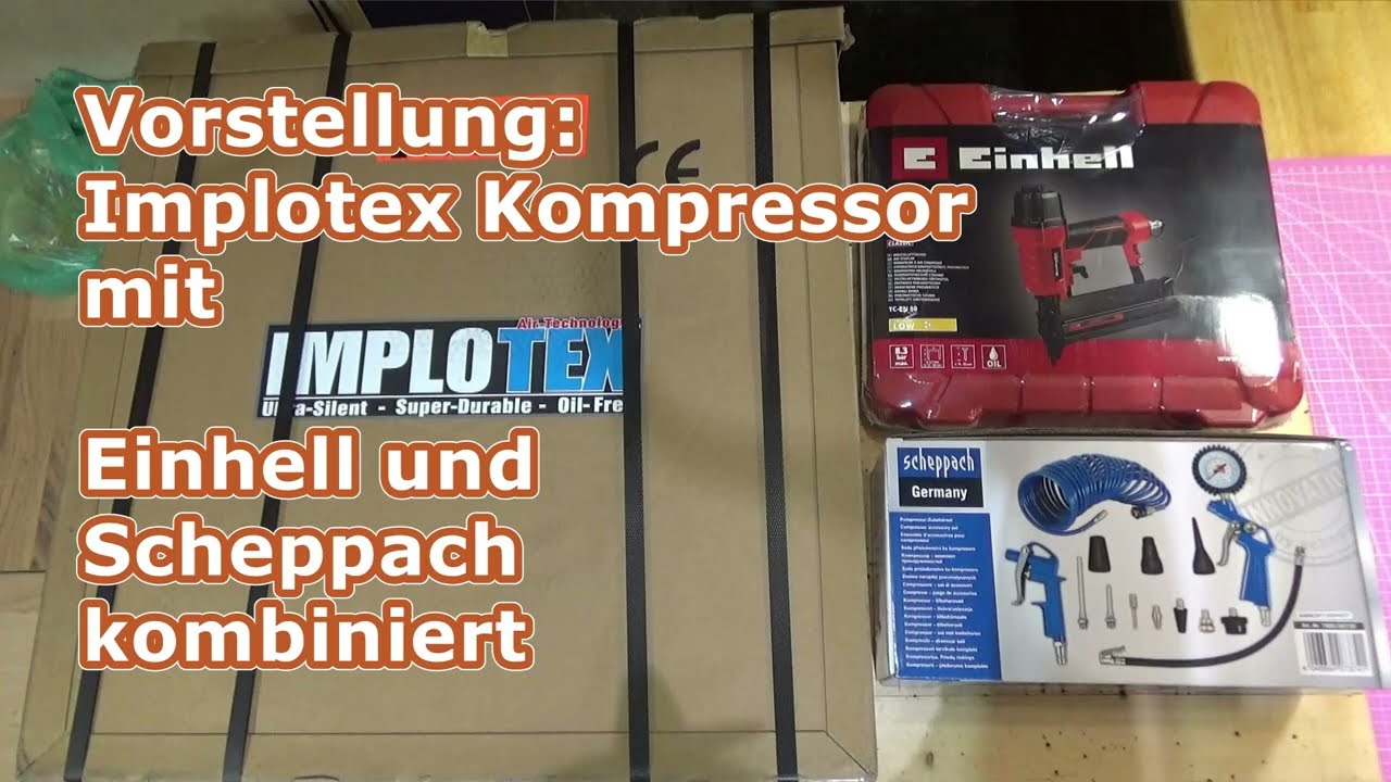 Implotex Kleinkompressor und preiswertes Zubehör