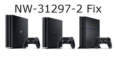PS4 Error code NW-31297-2 Fix (HD)