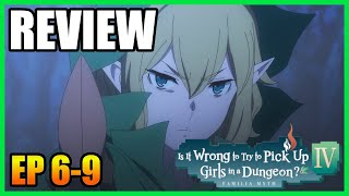 Setting up a Thrilling Struggle - DanMachi S4 Ep 6-9 - Source Reader Impressions