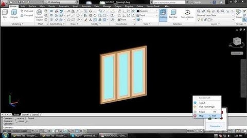 3D window & door in Autocad || Bangla Tutorial ||  3D View Window || Civilian Sohag Rana