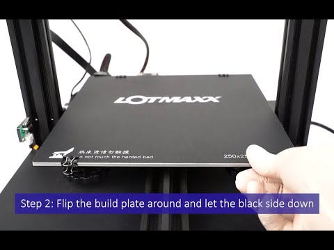How to get rid of the blisters on the build plate of your LOTMAXX SC-10? - YouTube