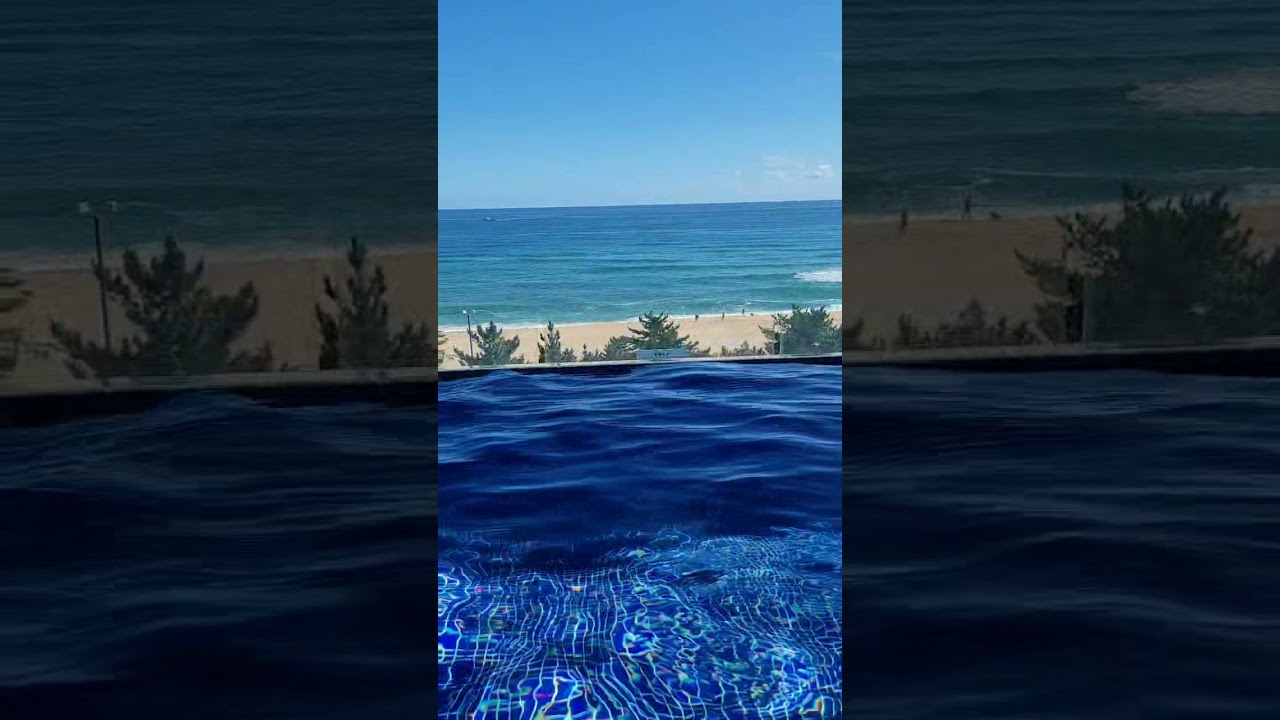 강릉 세인트존스 호텔 인피니티풀 뷰 #shorts #hotel #swimming pool #Oceanview