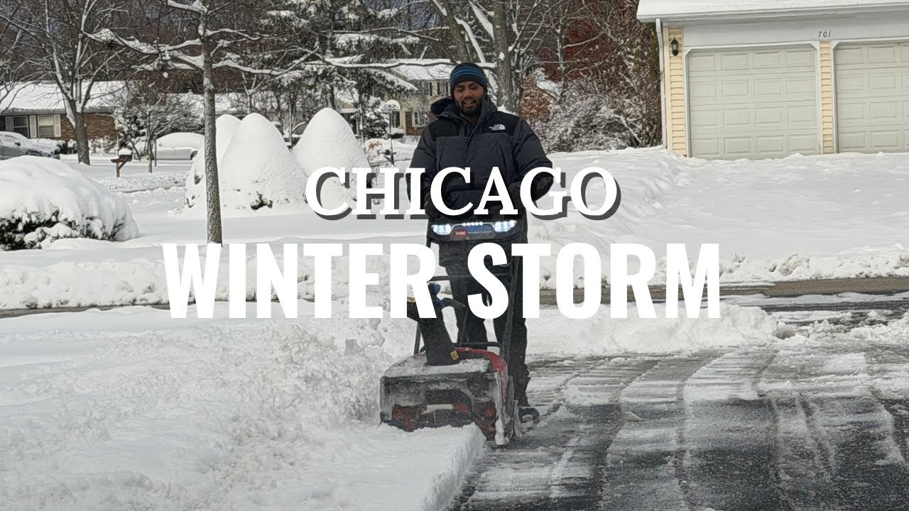 Chicago winter storm 2025 - YouTube
