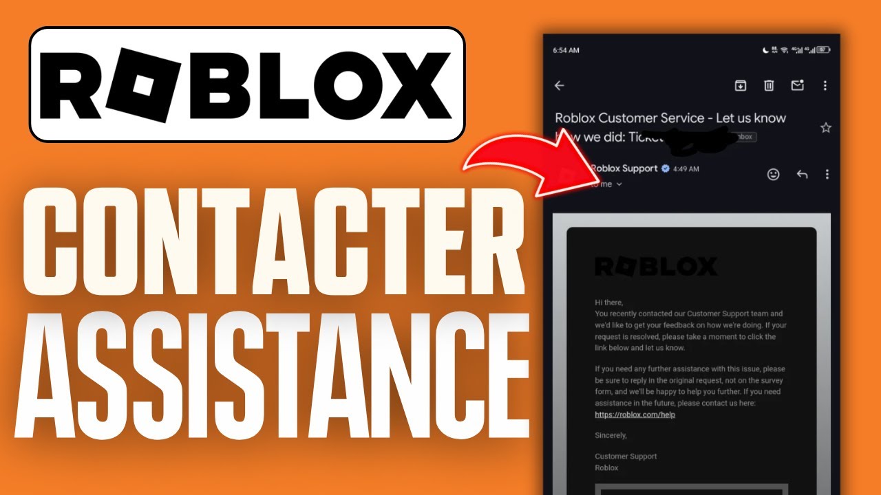 Comment Contacter L Assistance Roblox 2025 YouTube 
