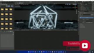 how to make a cinematic sci-fi Scene Animations | Easy Blender Tutorial #blender #learnbelender screenshot 5