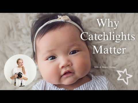 Newborn Photography Lighting Tutorial | Catchlights and why they matter