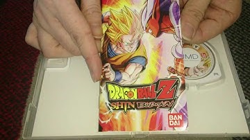 Nostalgamer Unboxes Dragon Ball Z Shin Budokai On Sony Playstation Portable UK PAL System Version