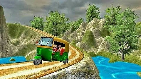 Mountain Auto Tuk Tuk Rickshaw Game-Offroad Game for Android GamePlay