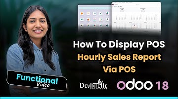 How To Display POS Hourly Sales Report Via POS In Odoo