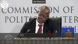 Madlanga Commission Live :  29 September 2026