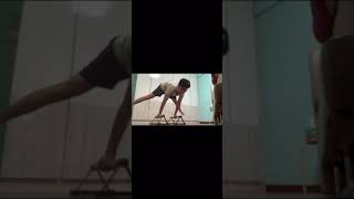 Current planche progress(my road to planche for the third time) #planche #hspu #calisthenics#sw