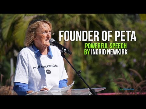 Video: Ist Ingrid Newkirk Veganerin?