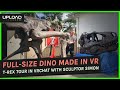 Dinosaur Made In VR &amp; 3D Printed At Full Scale