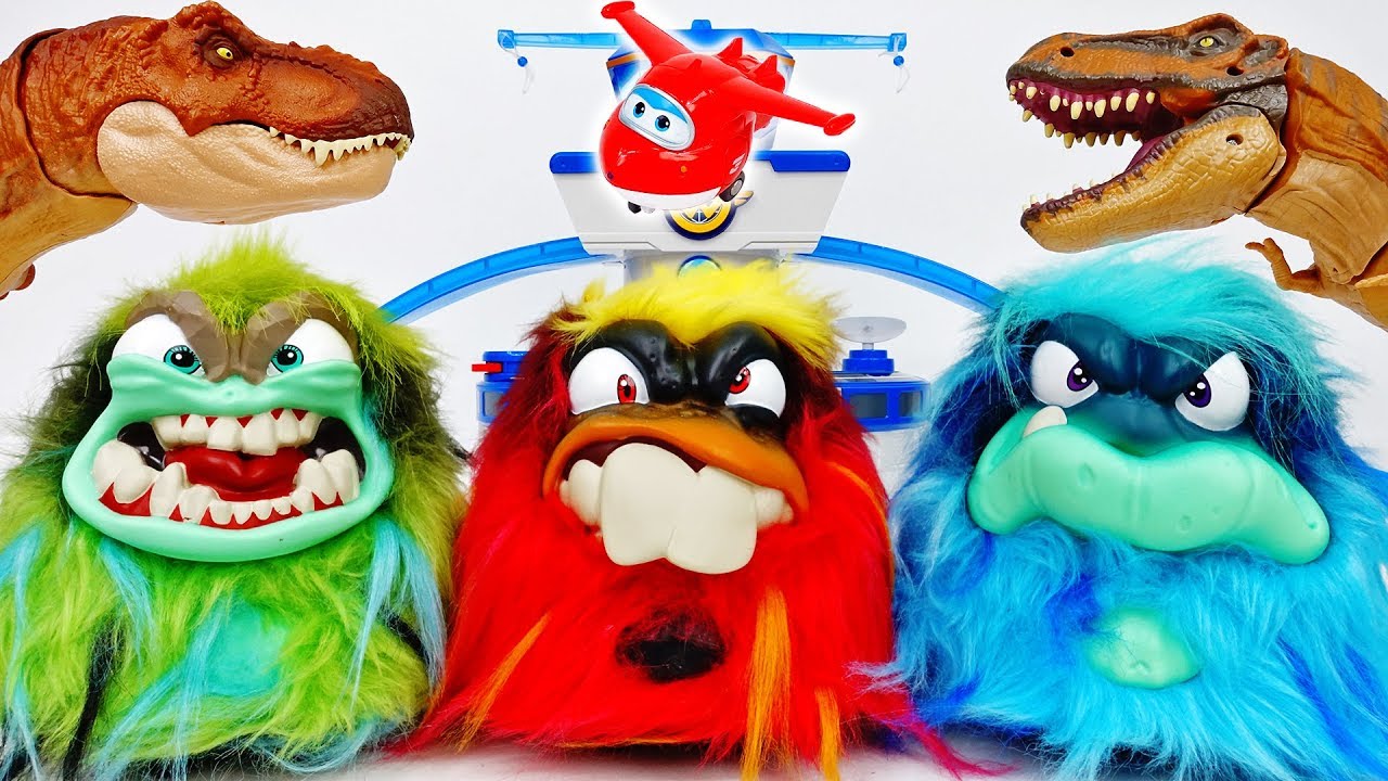spielzeugregal Grumblies Are Eatting Up Everything~! Go Go Super Wings - ToyMart TV