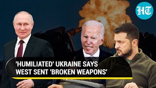 Russia's Onslaught Triggers Major Blame-Game; Now Ukraine Says West Donated 'Broken Weapons’