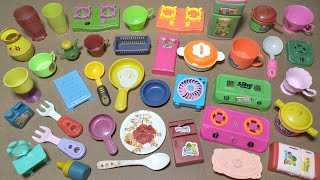 Miniature Toy Compilation - Unboxing Tiny Kitchen Set -Plastic Kitchen Set |Satisfying Videos -Asmr