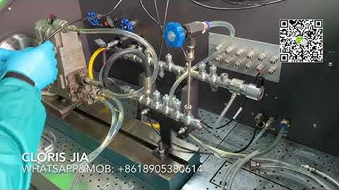 NEW SYSTEM!!  CR718 common rail test bench - HEUP CAT C7 C9 pump testing