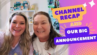 OUR BIG ANNOUNCEMENT! 🎉💖 Plus have a coffee chat and channel recap with us! 👯‍♀️💜