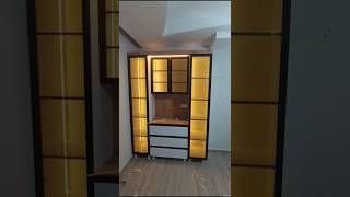Luxury Coffee Corner with Warm LED Lighting ☕✨