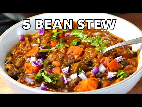 HEALTHY 5 BEAN STEW VEGAN FOR ALL SEASONS