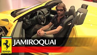 Jay kay, leader of jamiroquai and ferrari enthusiast, benefited from
his arrival in italy to visit maranello, where he spent an intense day
under the sign of...