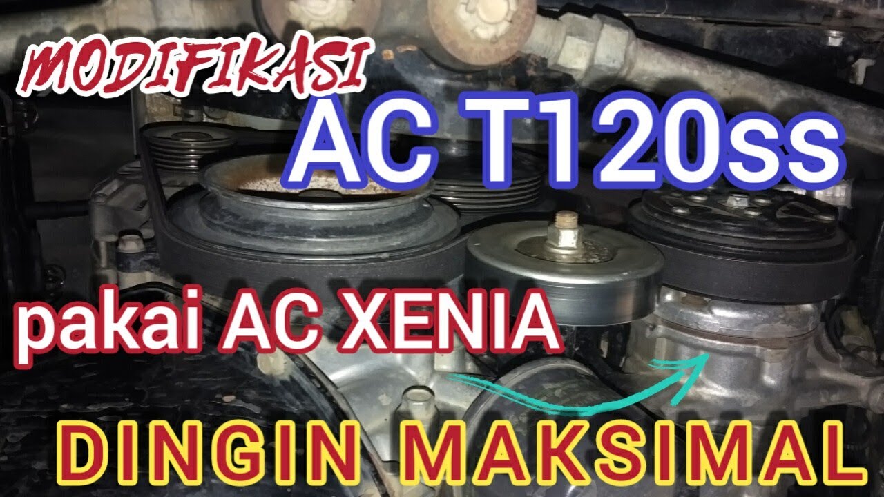 PEMASANGAN AC T120SS PICK UP pakai KOMPRESOR XENIA mesin ringan dingin maksimal