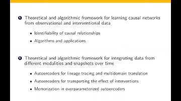 1W-MINDS: Caroline Uhler, July 16, 2020, Multi-Domain Data Integration: From Observations to...