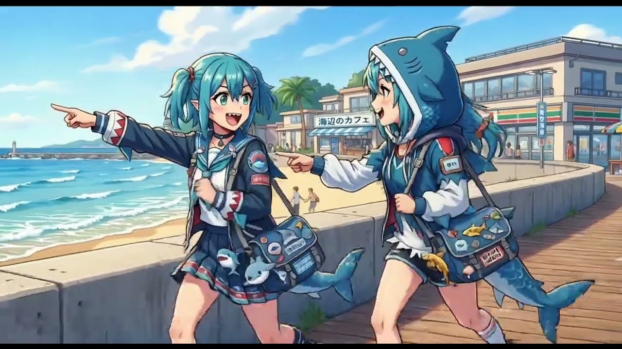 ヒメちゃん サメちゃんラブ【MV】 - YouTube