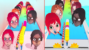 Makeup Run 💄 Kit All Level gameplay walkthrough New Trailer...