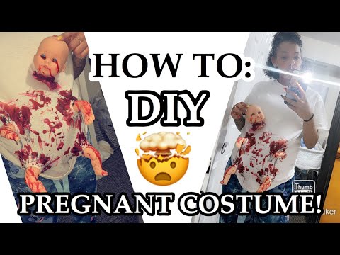 Cómo: DIY EMBARAZADA TRAJE DE HALLOWEEN! || Verniece SHAWNTA