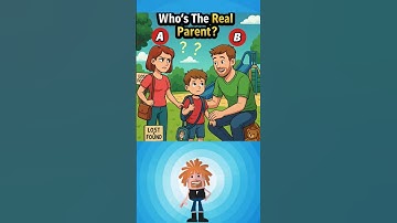 Who is the real parent🤷🏼‍♀️ ? #riddle #find #brainteasers #shorts #genius #challenge #quiz #reels