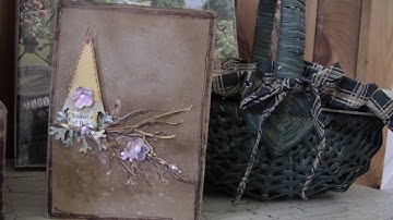 Mixed Media Monday - Add dimension to your greeting cards - Easy Mixed Media technique