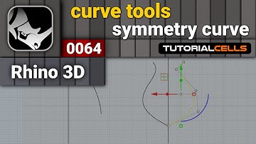 0064. symmetry curves tool in rhino