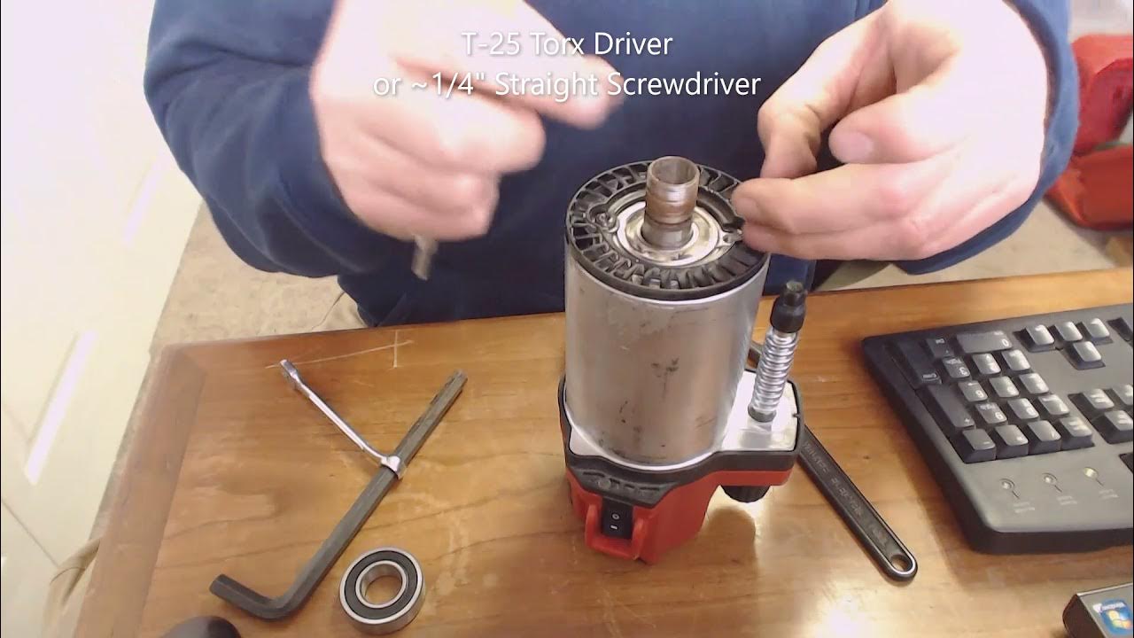 Milwaukee 561620 Router Main Bearing Replacement YouTube