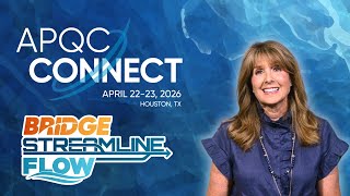 APQC CONNECT 2026 : Bridge. Streamline. Flow. | APQC's Process & Knowledge Management Conference