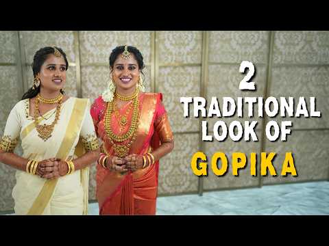 Bride Gopika | Temple Look to Wedding Look | Traditional Bridal Transformation ✨